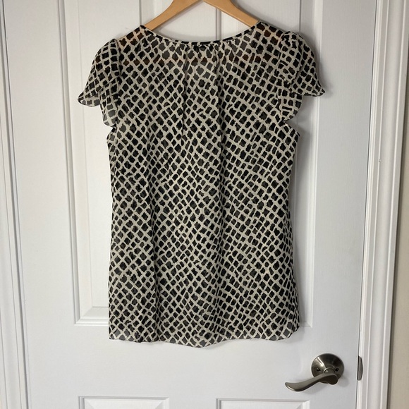 Banana Republic 100% Silk Sheer Blouse - Picture 3 of 9